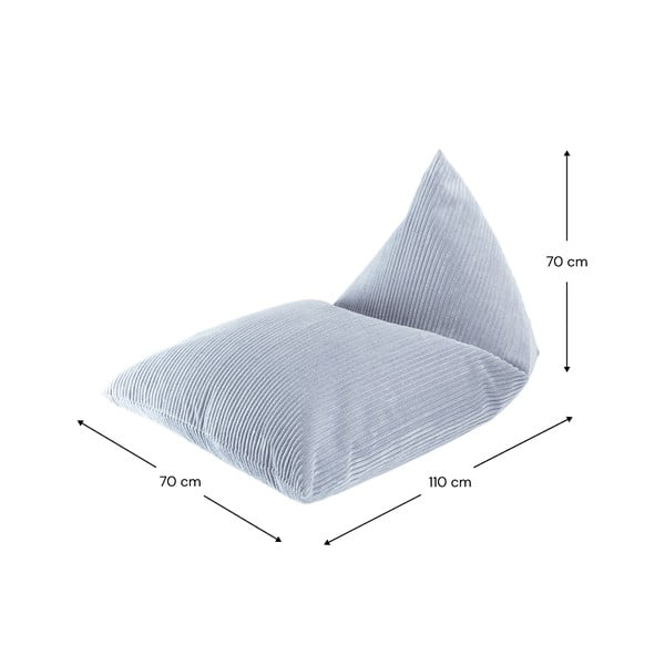 Plava vreća za bebe od samta Big Lounger – Wigiwama-image-2