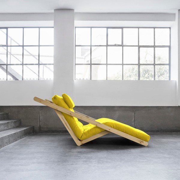 Dvostruka ležaljka Karup Figo Raw / Amarillo-image-1