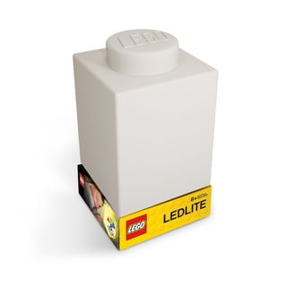 Bijela noćna svjetiljka od silikona LEGO® Classic Brick
