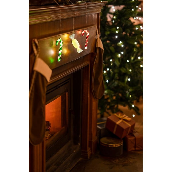 Bijeli viseći božićni svjetlosni ukras ø 1,5 cm Hannah – Sirius-image-4