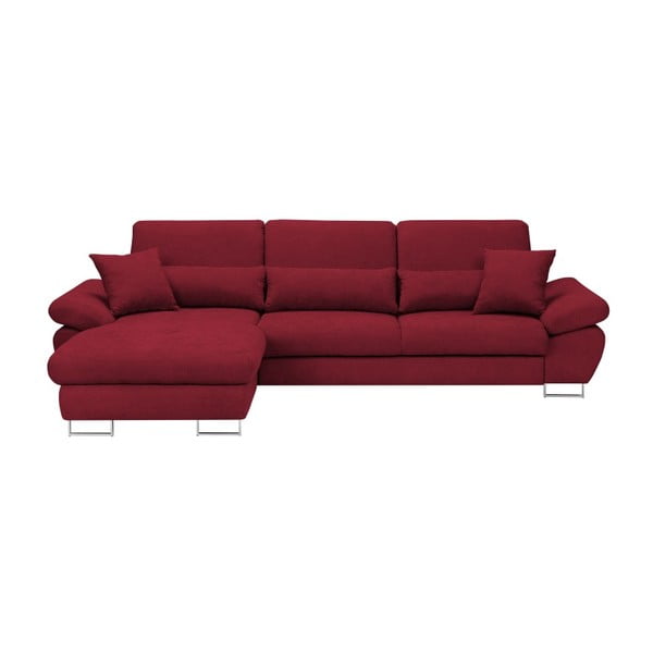 Crveni kauč na razvlačenje Windsor &amp; Co Sofas Pi, lijevi kut