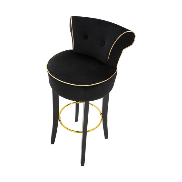 Plava baršunasta barska stolica 96 cm Luxy – Mauro Ferretti-image-3