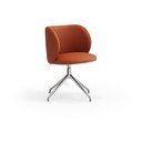 Narančasta podstavljena blagovaonska stolica Mogi – Teulat