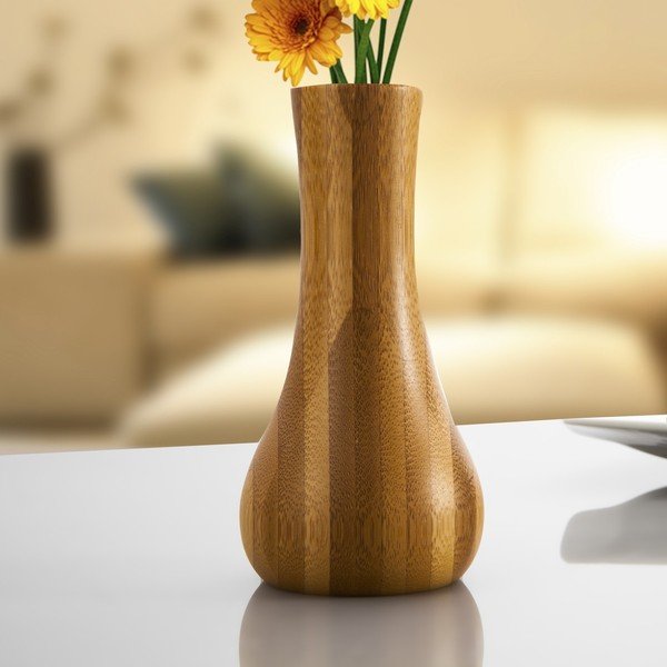 Vaza od bambusa Bambum Lotus, 18 cm-image-1