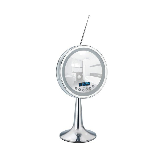Stolno zrcalo s povećalom s LED svjetlom i Wenko Imperial radiom-image-1