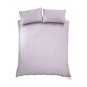 Posteljina za bračni krevet/za produženi krevet od krepa u boji lavande 230x220 cm Heatset Wave – Catherine Lansfield