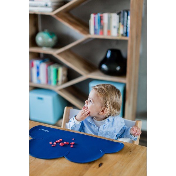 Tamnoplavi silikonski podmetač Kindsgut Cloud, 49 x 27 cm-image-3