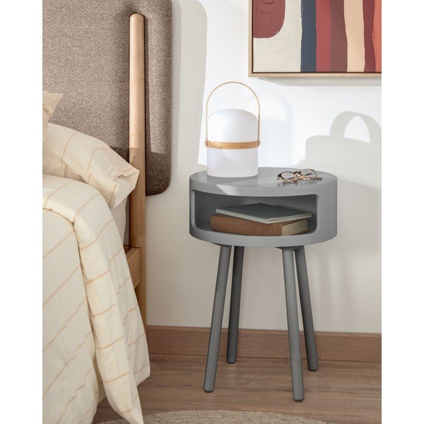 Sivi stolić za kavu s prostorem za skladištenje Kave HomeBruk-image-1