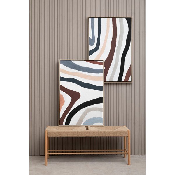 Slike u setu 2 kom s okvirom/na platnu 63x93 cm Astratto – Premier Housewares-image-4