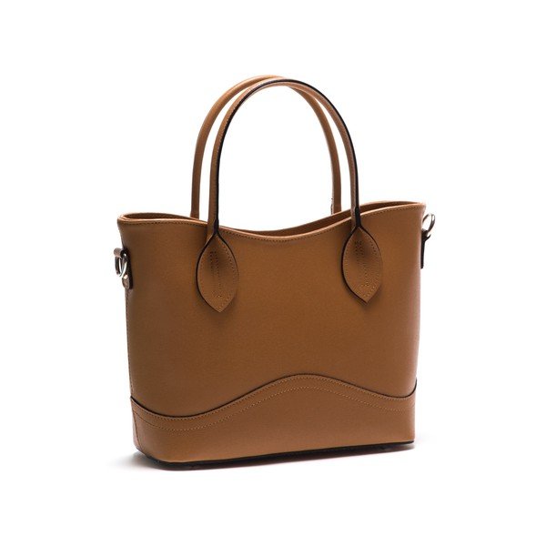 Kožna torbica Anna Luchini 435 Cognac-image-2