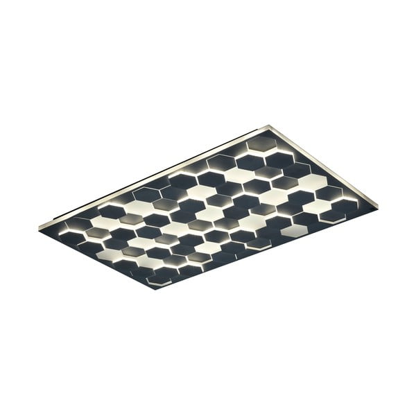 Crna LED stropna svjetiljka s metalnim sjenilom 70x115 cm Cifavo – CINQUE-image-2