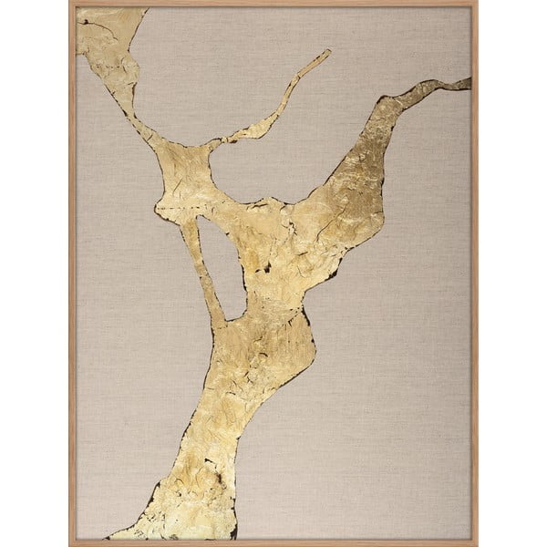 Ručno oslikana slika 90x120 cm Wild Horizon Gold – Malerifabrikken