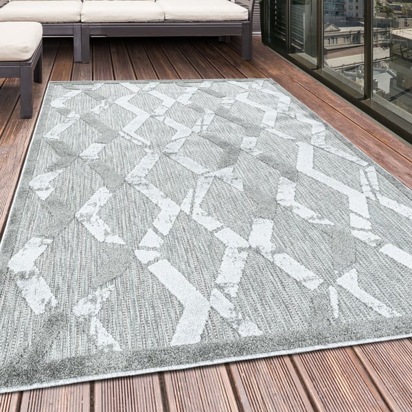 Svijetlo sivi vanjski tepih 200x290 cm Bahama – Ayyildiz Carpets-image-1