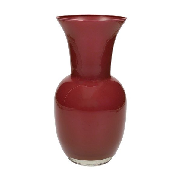 Crvena staklena vaza (visina 26 cm) – Brandani
