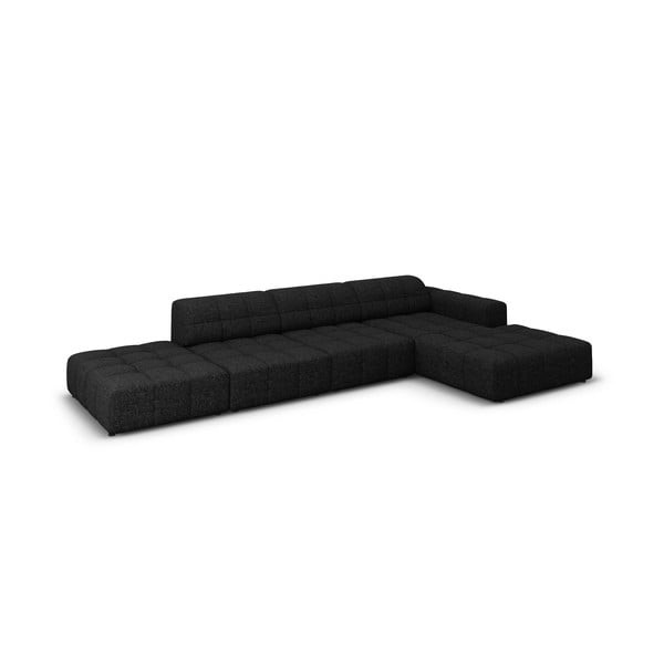 Antracitno siva kutna garnitura (s desnim kutom) Chicago – Cosmopolitan Design-image-3