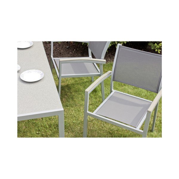 Siva vrtna fotelja Grace – Garden Pleasure-image-4