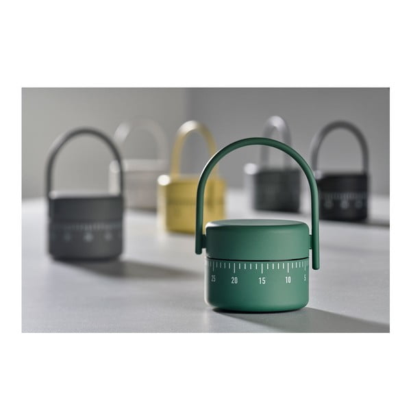 Sivi kuhinjski analogni mjerač vremena Zone Singles-image-1