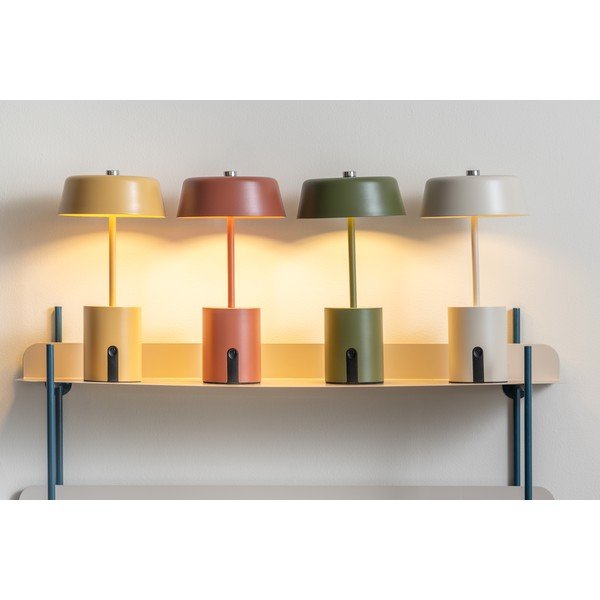 Oker žuta metalna LED stolna lampa (visina 22,5 cm) Elemental LED – Leitmotiv-image-2