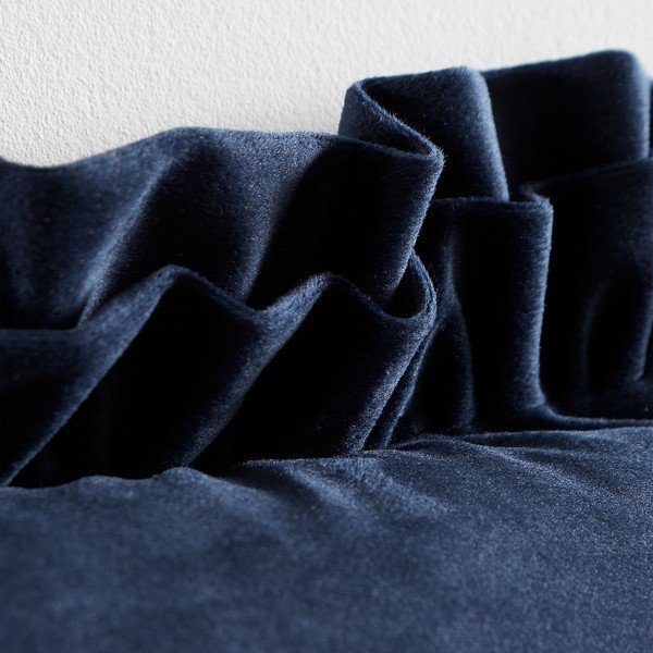 Ukrasni jastuk od samta 43x43 cm Velvet Double Frill – Catherine Lansfield-image-2
