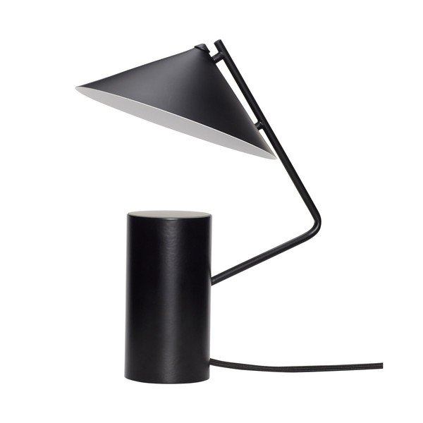 Crna metalna stolna lampa (visina 32 cm) Sen – Hübsch
