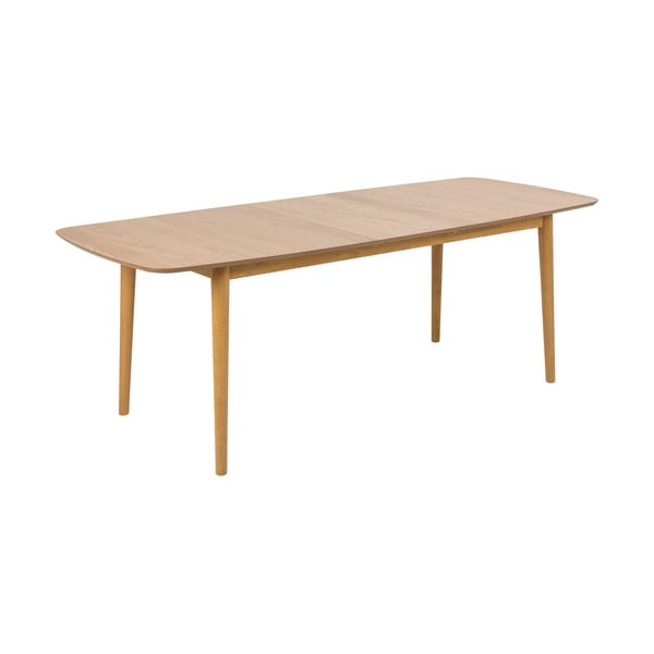 Blagovaonski stol na razvlačenje s pločom u dekoru hrasta 180x90 cm Montreux - Actona-image-4