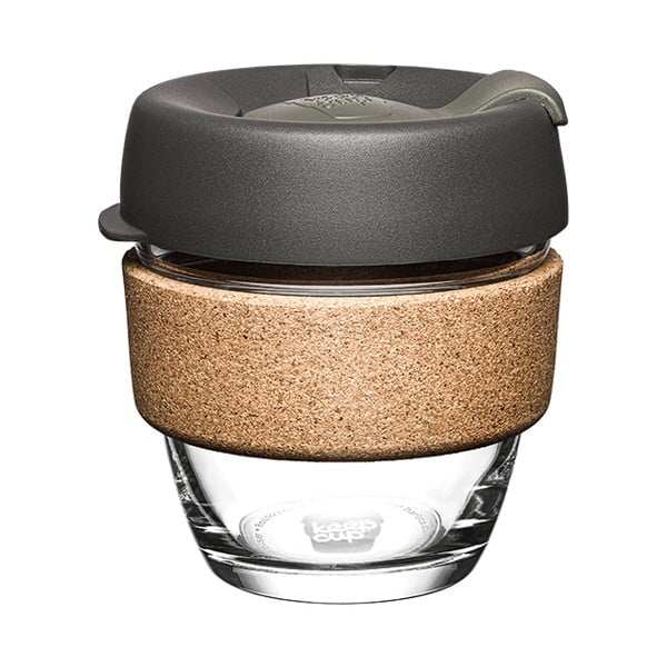 Crna/smeđa putna šalica 227 ml Brew Cork Nitro S – KeepCup