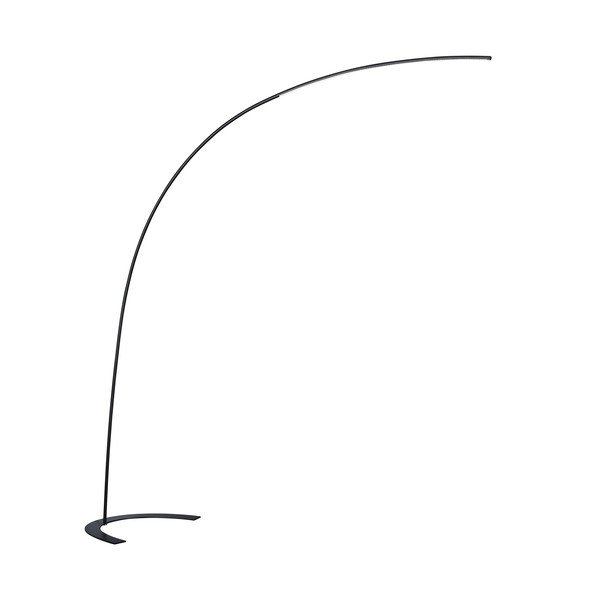 Tamno smeđa LED stojeća svjetiljka s mogućnosti zatamnjivanja (visina 210 cm) Shanghai – Trio