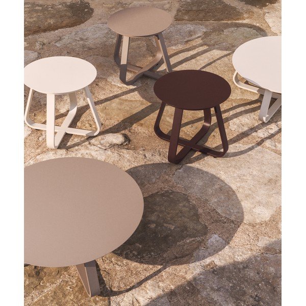 Metalni okrugao vrtni stolić ø 48 cm Tamaris – Kave Home-image-3