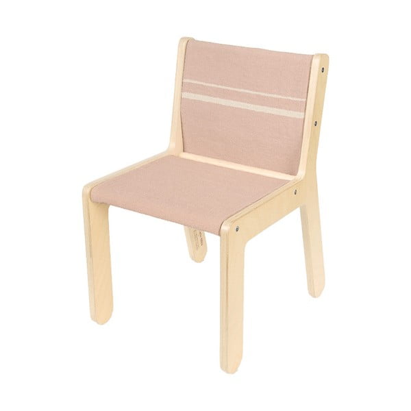Svijetlo ružičasta/u prirodnoj boji dječja stolica Vintage Nude – Lorena Canals