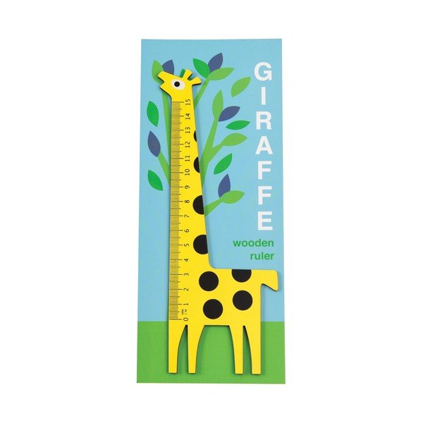 Drveno ravnalo u obliku žirafe Rex London Yellow Giraffe-image-1