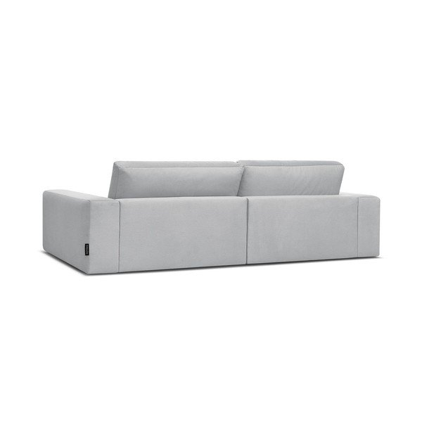 Svijetlo siva baršunasti sofa 276 cm Sierra – Bobochic Paris-image-4