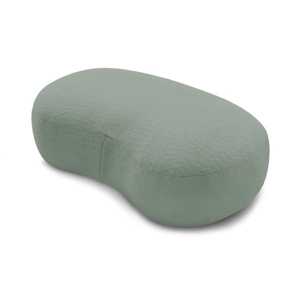 Svijetlozeleni tabure izrađen od bouclé tkanine Saint-Germain – Bobochic Paris-image-4