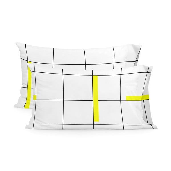 Pamučne jastučnice u setu 2 kom 50x75 cm Firefly – Blanc