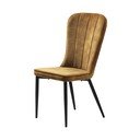 Žuta blagovaonska stolica Unikatni namještaj Hudson