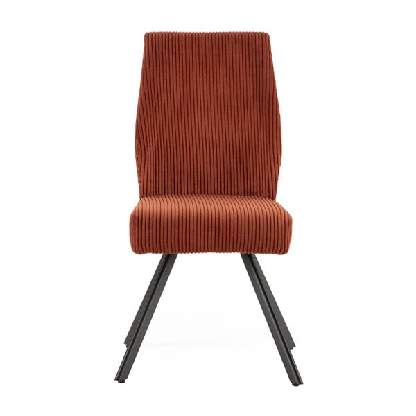 Narančaste blagovaonske stolice u setu 2 kom od samta Anibal – Marckeric-image-2