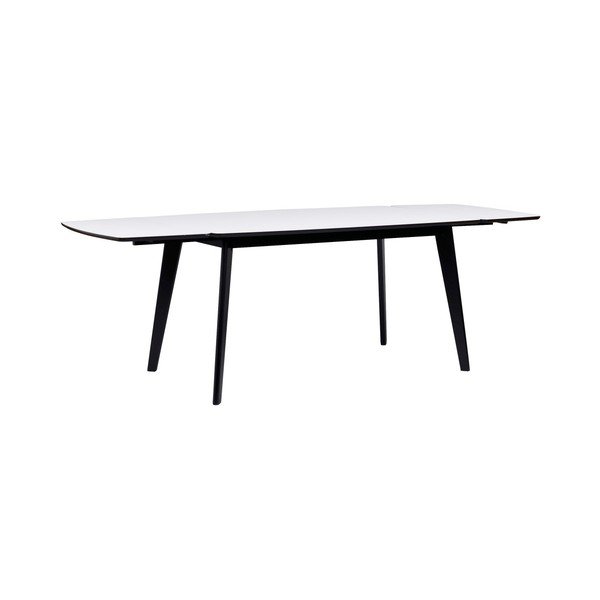 Crno-bijela dodatna ploča za blagovaonski stol Rowico Griffin, 90 x 45 cm-image-1