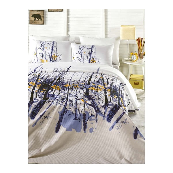Prekrivač za bračni krevet Jesen, 200 x 235 cm