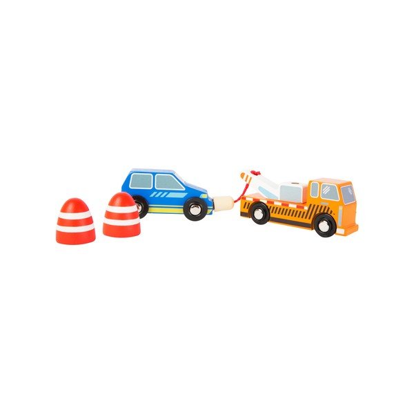 Dječji komplet servisnih automobila i prometnih znakova Legler Tow-image-1