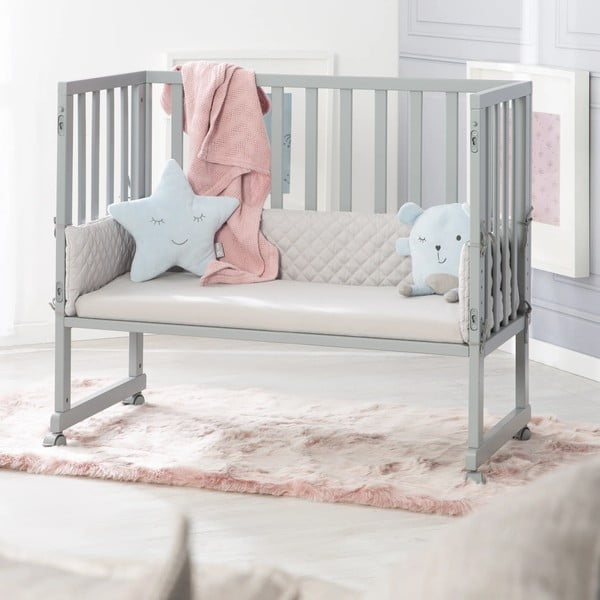 Dječja plahta s gumom za dječji krevetić od organskog pamuka 140x70 cm Lil Planet – Roba-image-1