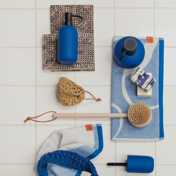 Bijelo-plavi ručnici u setu 2 kom od organskog pamuka 50x90 cm Nova Arte – Mette Ditmer Denmark-image-3