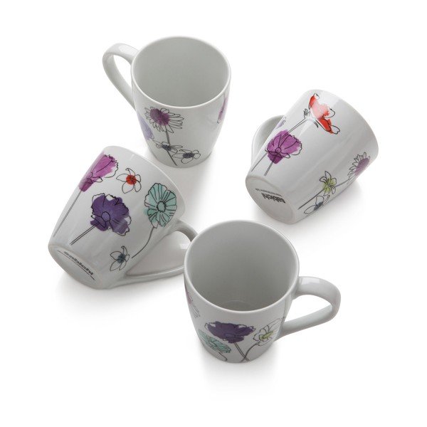 Set od 4 Aster porculanske šalice, 330 ml-image-1