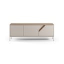 Krem/u prirodnoj boji komoda u dekoru hrasta 150x55x35 cm Lilou – Marckeric
