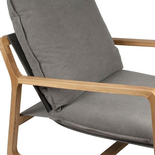 Siva drvena vrtna stolica Azenon - Côté Table-image-4