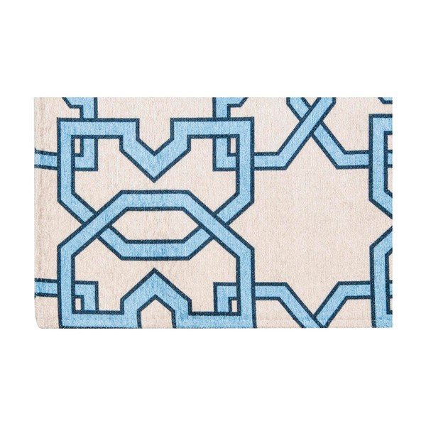Vrlo izdržljiv kuhinjski tepih Webtappeti Tiles Blue, 60 x 220 cm-image-2