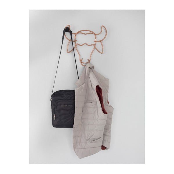 Zidna vješalica u obliku bivola Metaltex, širina 34 cm-image-1