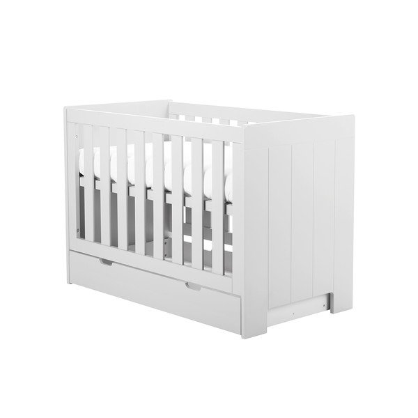 Bijeli dječji krevetić Pinio Calmo, 120 x 60 cm-image-2