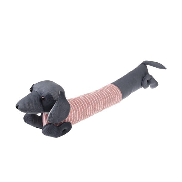 Ružičasta/siva zaštita za vrata od propuha 17x76 cm Sausage Dog – Rex London-image-3