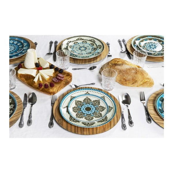 18dijelni set tanjura od porculana i kamenine VDE Tivoli 1996 Cala Jondal Mar-image-1