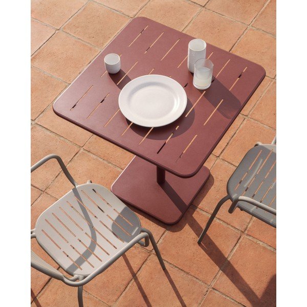 Željezni vrtni stol 70x70 cm Brai – Kave Home-image-1