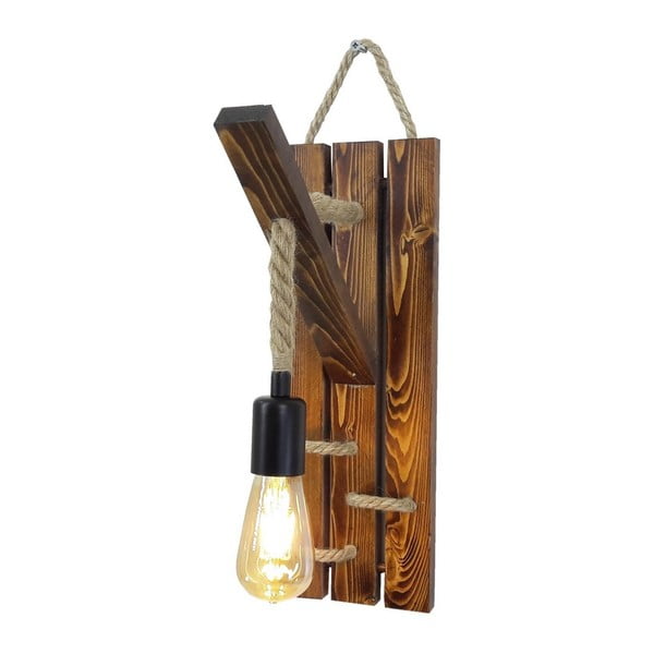 Zidna svjetiljka od borovine Niki